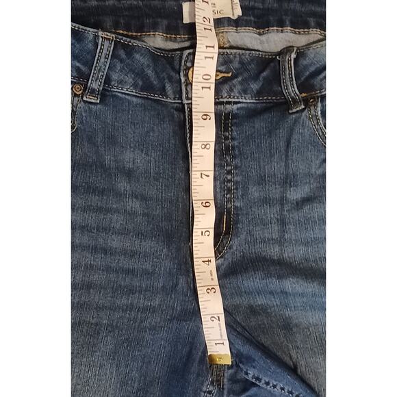 Maurices Mjeans Slim Boot High-Rise Curvy Stretch 14 Long 34Wx33L belt loop hole - Picture 7 of 9
